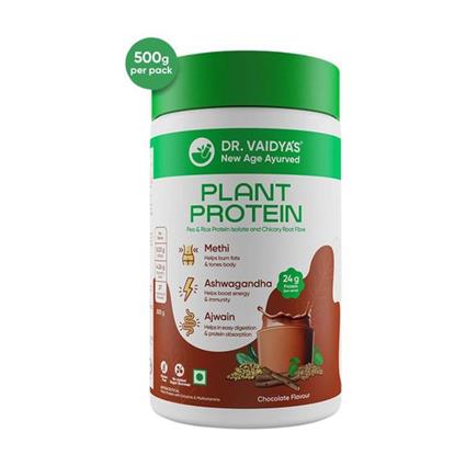 Dr Vaidya's Plantprot Choco 500Gm