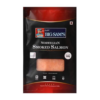 Big Sams Smoked Salmon Slice 100G