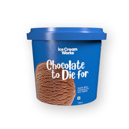 Ice Cream Works Chocolate To Die For 100Ml Cup