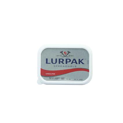Lurpak Butter Spreadable Unsalted 250G Tub