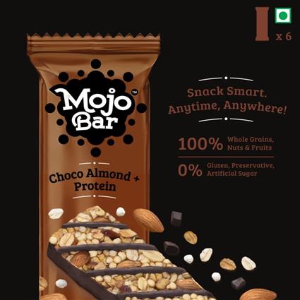 Mojo Bar Choco Almond Protein Bars 35G Box (6 Pcs)