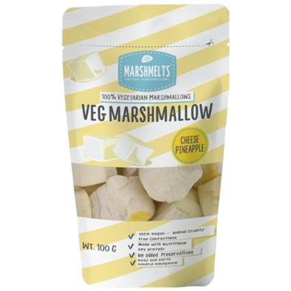 Marshmelts Gourmet Marshmallows Cheese Pineapple 100G Slab