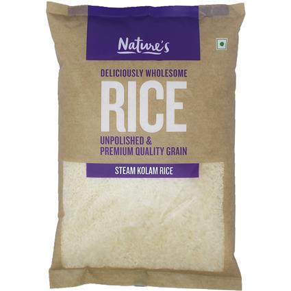 Natures Steam Kolam Rice, 1Kg Pouch