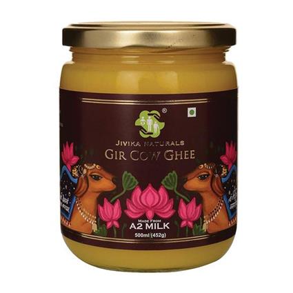 Jivika Premium Gir Cow Ghee 500Ml Jar