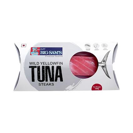 Big Sams Wld Yellow Fin Tuna Loin Staks120g