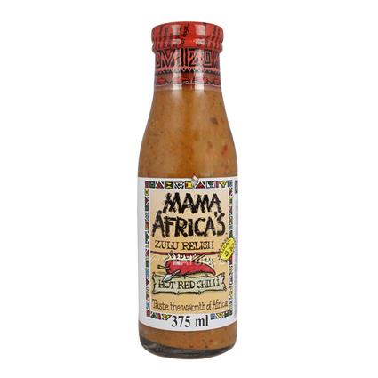 MAMAS HOT RED CHILLI RELISH SAUCE 375 ML