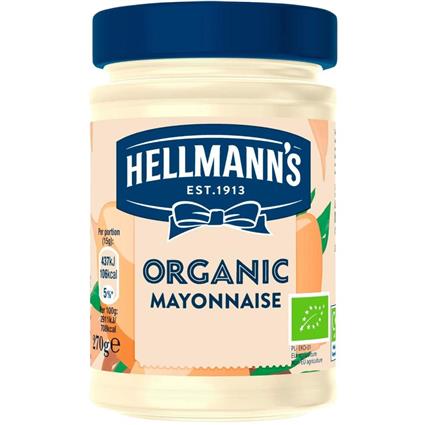 Hellmans Organic  Mayonnaise 270G Bottle