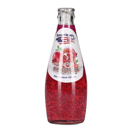 American Style Basil Seed Pomegranate Fruit Drink 290 Ml Bottle