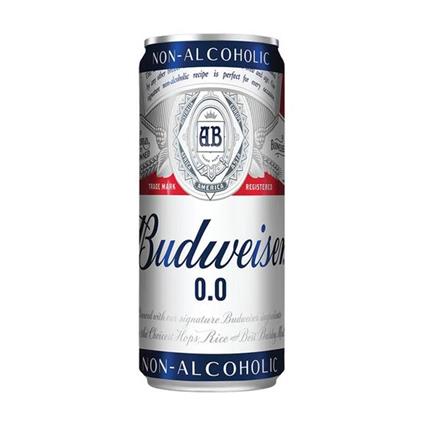 Budweiser 0.0 Non Alcohol Beer 330Ml Can