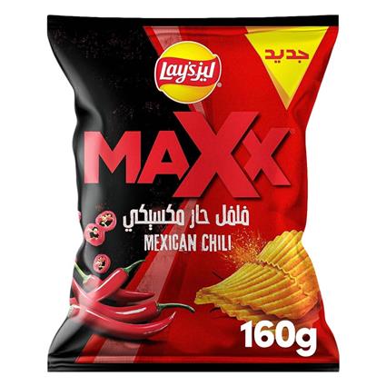 Lays Potato Chips Maxx Mexican Chili 160G