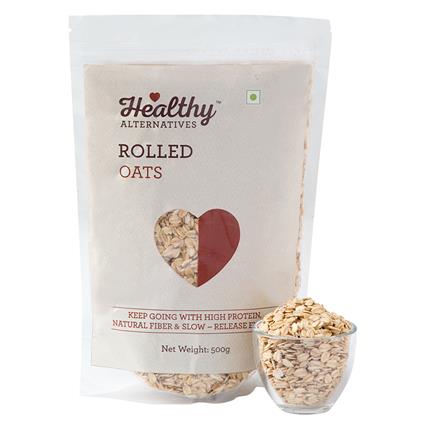 Healthy Alternatives Rolled Oats,500G
