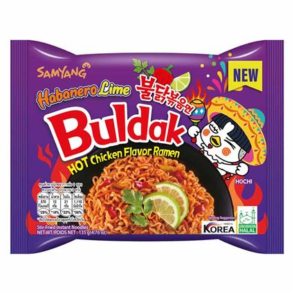 Samyang Buldak Habanero Lime Hot Chicken Ramen Instant Noodles 135G