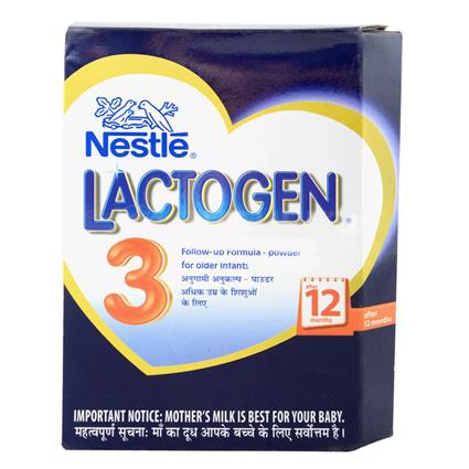 Nestlé Lactogen 3 Follow-Up Infant Formula Powder (After 12 Months), Stage 3 - 400G Bag-In-Box Pack