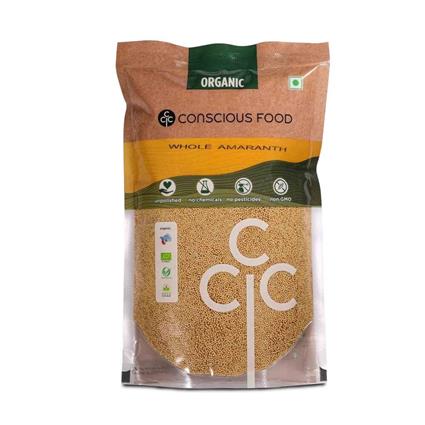 Conscious Food Organic Amaranth Seeds 500G Pouch