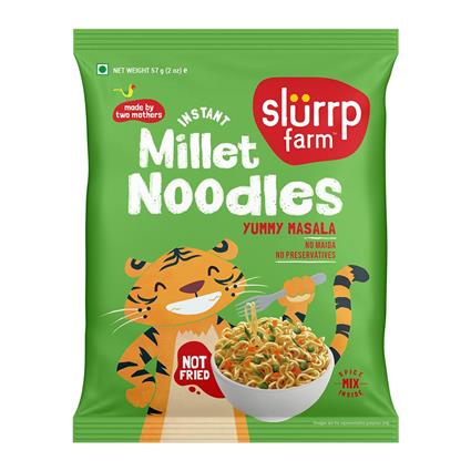 Slurrp Farm Instant Millet Noodles - Yummy Masala- 57G