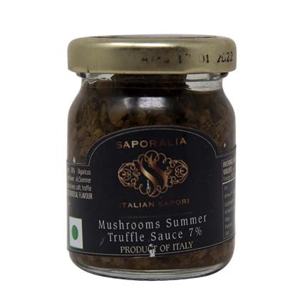 Saporalia Mushroom Summer Truffle (7%)  Sauce, 80G Jar
