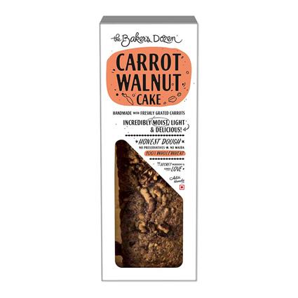 CARROT WALNUT CAKE - 300 G 100% WHOLEWHEAT