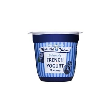 Mamie Yova Blueberry French Yoghurt, 90G Cup
