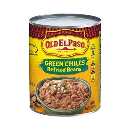 OldÂ&Nbsp;Elpaso Greenchiles Refied Beans 453G