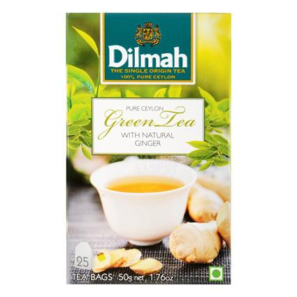 Dilmah Ginger Green Tea, 50G Box