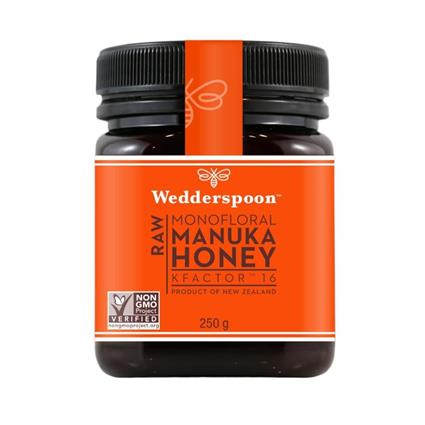 Wedderspoon Raw Manuka Honey Kfactor 16 250G