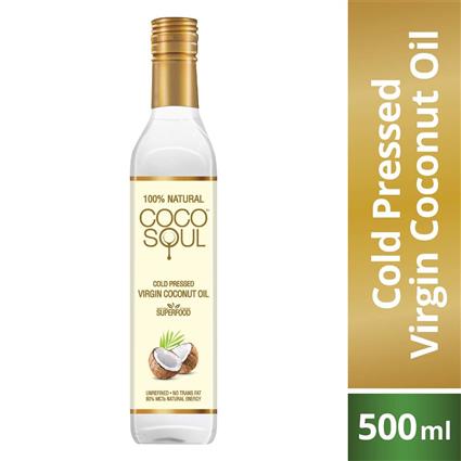 COCOSOUL VRGN NAT COCONUT OIL 500 ML BTL