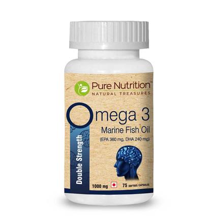 PURE NUTRITION OMEGA 3 DS CAPSULES 75N