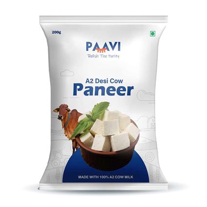 PAAVI A2 Desi Cow Paneer 200 Gm