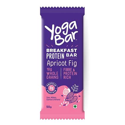 Yoga Bar Breakfast Protein Bar Apricot Fig, 50G Pack