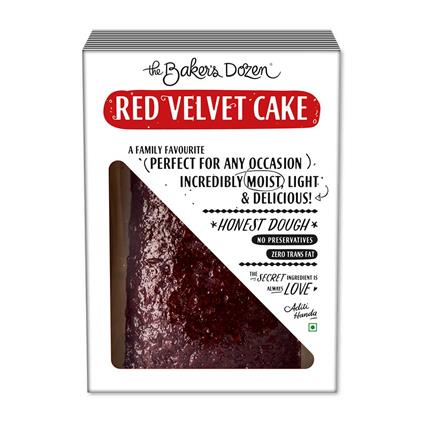 The Bakers Dozen Cake Handmade Red Velvet Cake 150G Box