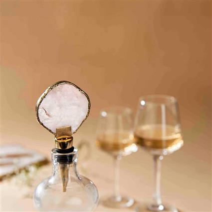 Rose Quartz Wine Stopper