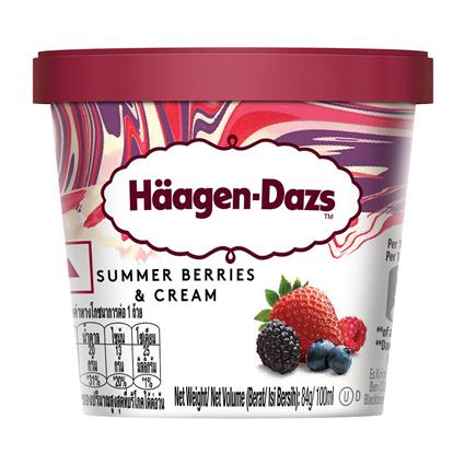 Haagendazs Summer Berries cream Cup 100Ml
