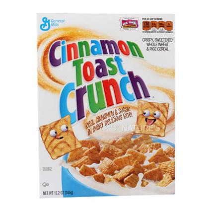 General Mills Cinnamon Toast Crunch, 345G Box
