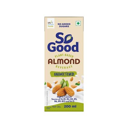 So Good Un Sweetened Almond Milk 200Ml