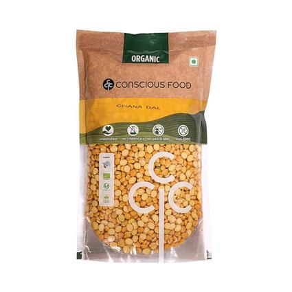 Conscious Food Organic Chana Dal 500G Pack