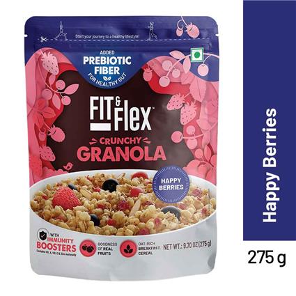 Fit & Flex Granola Happy Berries 275G Pouch