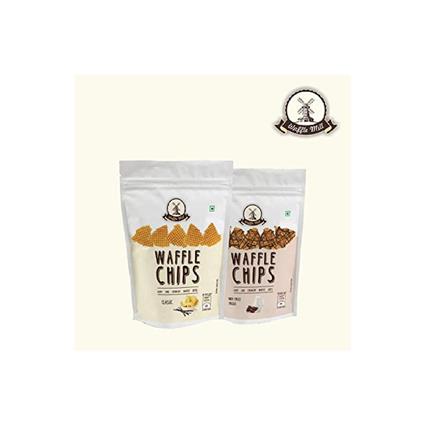 Waffle Mill Milk Choco Drizzle Chips 85G Bag