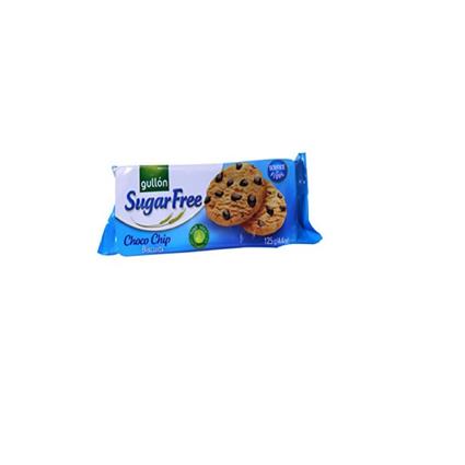 Gullon Sugar Free Choco Chip Biscuits, 125G Pouch