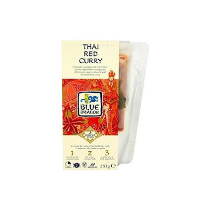 Blue Dragon 3 Step Red Curry Meal Kit, 253G Pack