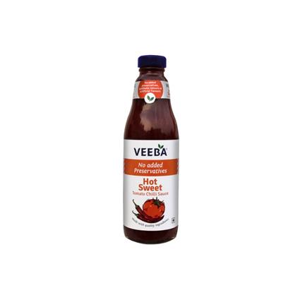 Veeba Hot & Sweet Tomato Chilli Sauce, 500G Bottle