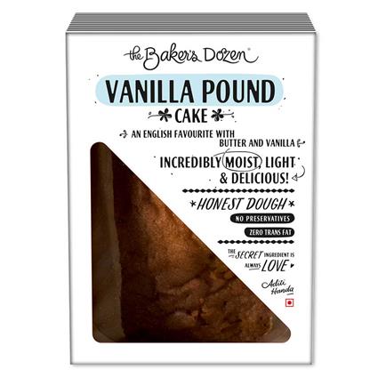 The Baker's Dozen Vanilla Pound Cake, 140G Pack