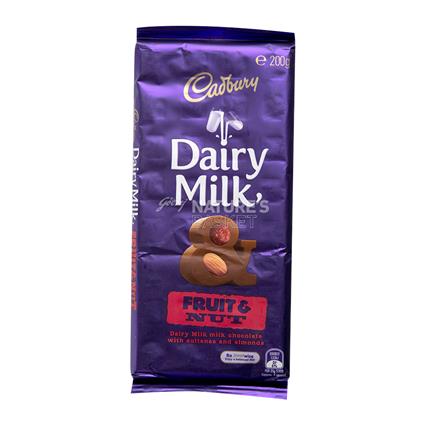 Cadbury Dairy Milk Fruit & Nut 180G