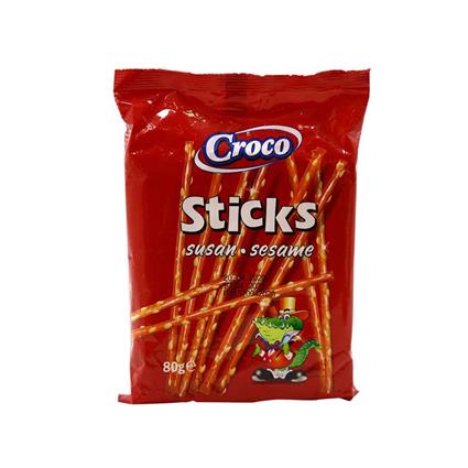 Croco Sticks Sesame Seed Crackers 80G Pouch