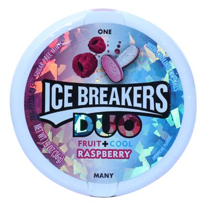 Ice Breakers Duo Fruit Raspberry 36G Tin