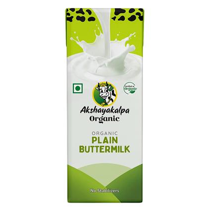 Akshayakalpa Plain Buttermilk Organic 200Ml