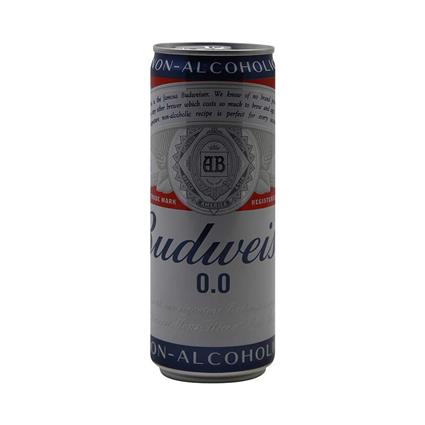 Budweiser 0.0 Non Alcohol Beer 330Ml Can