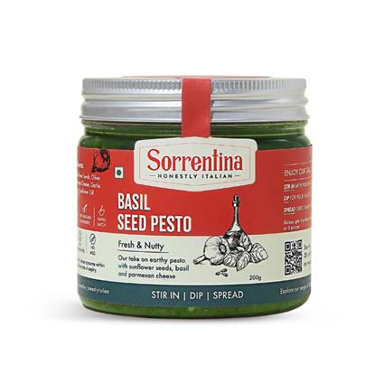 Sorrentina Basil Seed Pesto 200G Jar