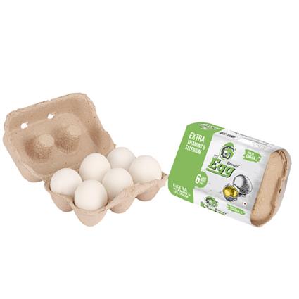 Upf Energy White Eggs, 6Pcs Box