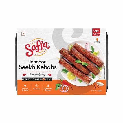 Saffa Tandoori Buff Seekh Kebab 220 Gm