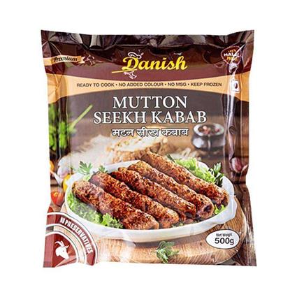 Danish Mutton Seekh Kabab 500G Pouch